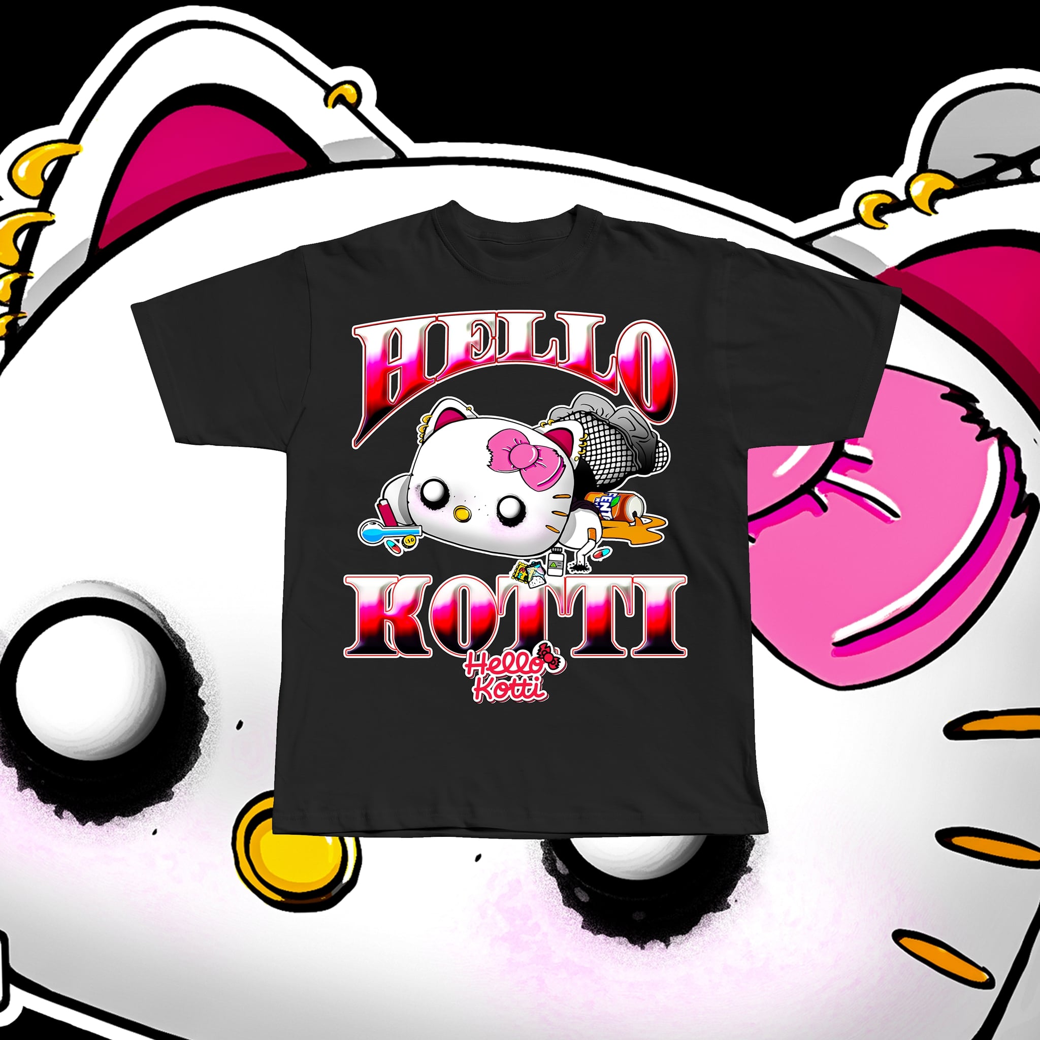 Bild von HELLO KOTTI - SHIRT [schwarz]